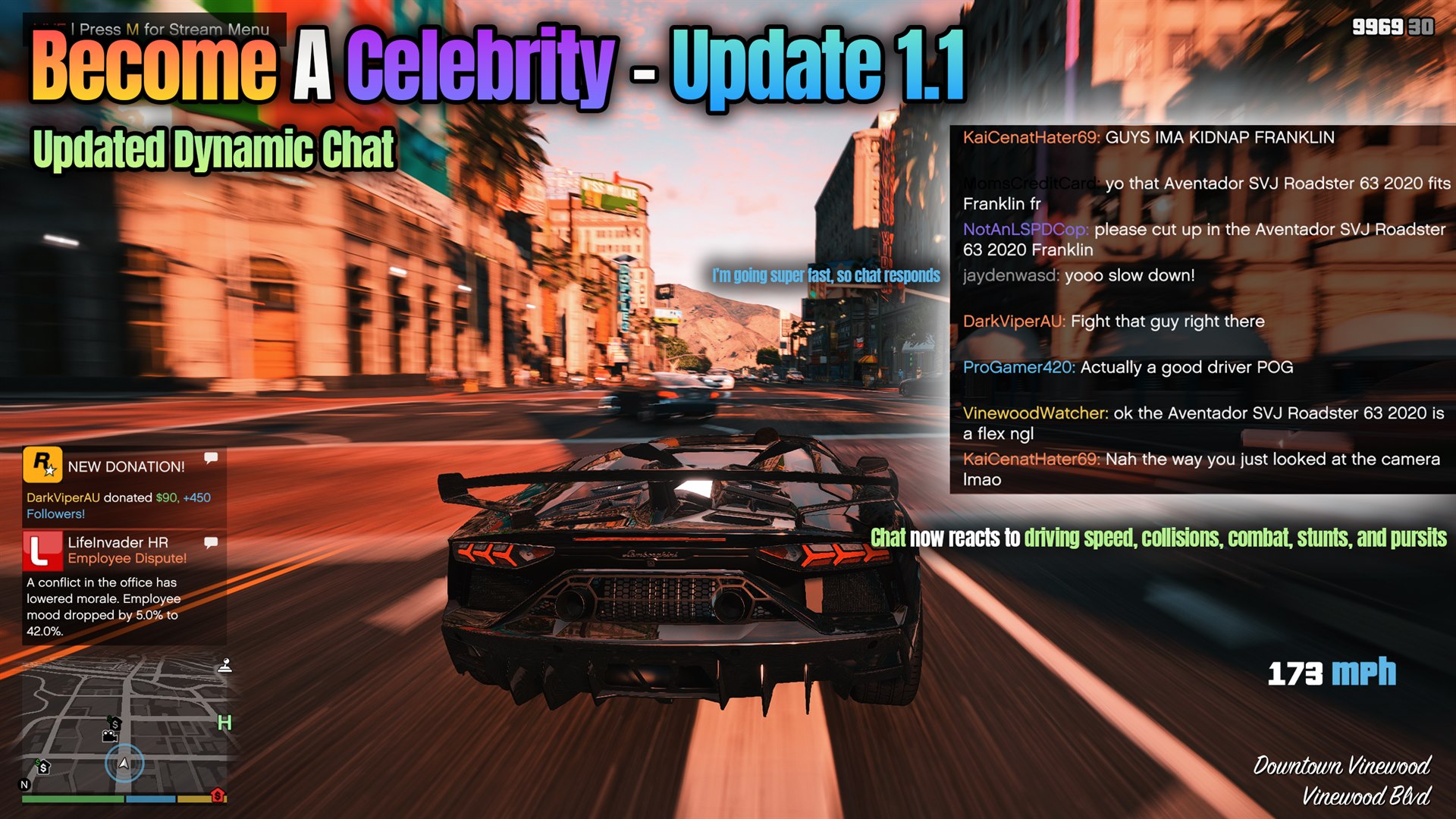 Become A Celebrity livestream chat
