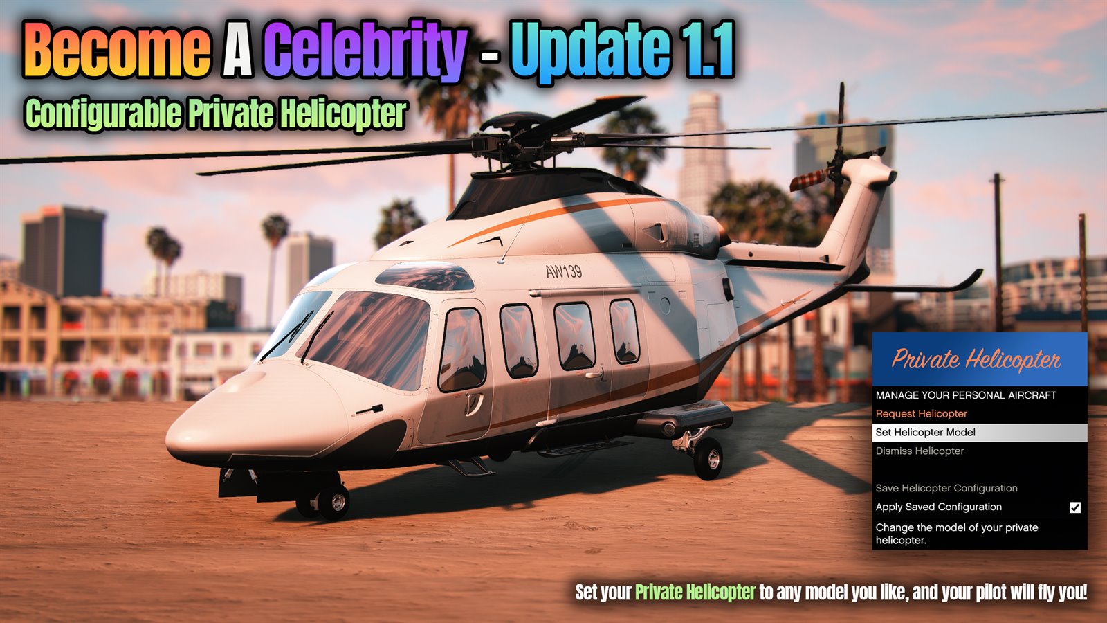 Become A Celebrity helicopter scene