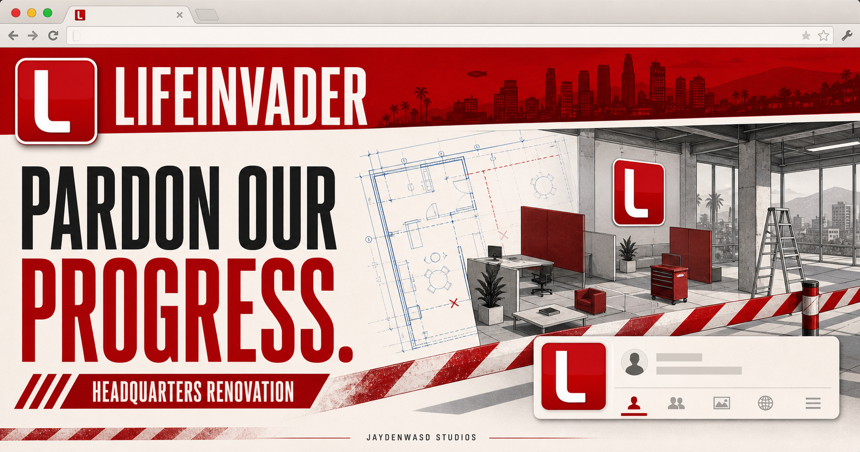 Lifeinvader headquarters renovation campaign